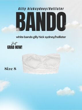 Gilly Hicks White Lace Bandeau